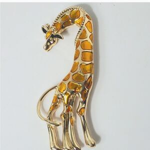 GIRAFFE Large Safari PIN BROOCH
